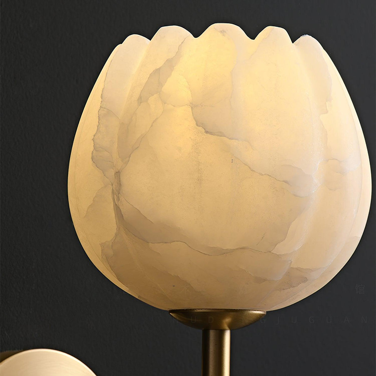 Mian Alabaster Plug-in Wall Lamp