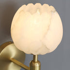 Mian Alabaster Plug-in Wall Lamp