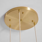 Alabaster Tala Brass Pendant Lamp