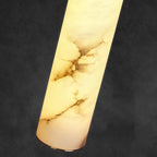 Alabaster Tala Brass Pendant Lamp