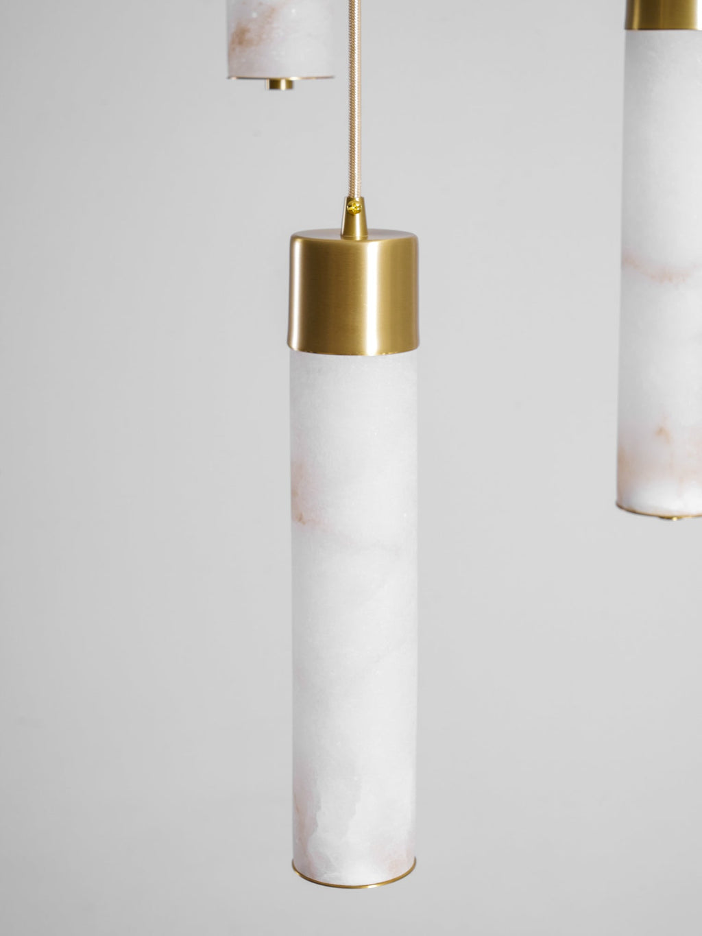 Alabaster Tala Brass Pendant Lamp