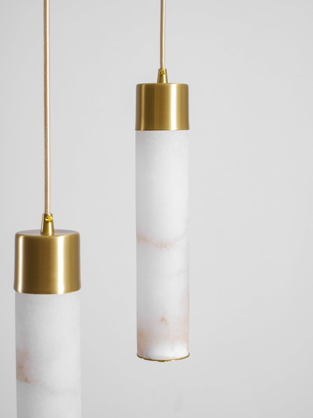 Alabaster Tala Brass Pendant Lamp