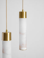 Alabaster Tala Brass Pendant Lamp