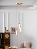 Alabaster Tala Brass Pendant Lamp