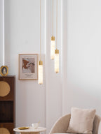 Alabaster Tala Brass Pendant Lamp