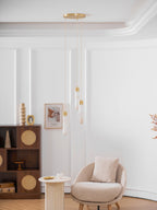 Alabaster Tala Brass Pendant Lamp