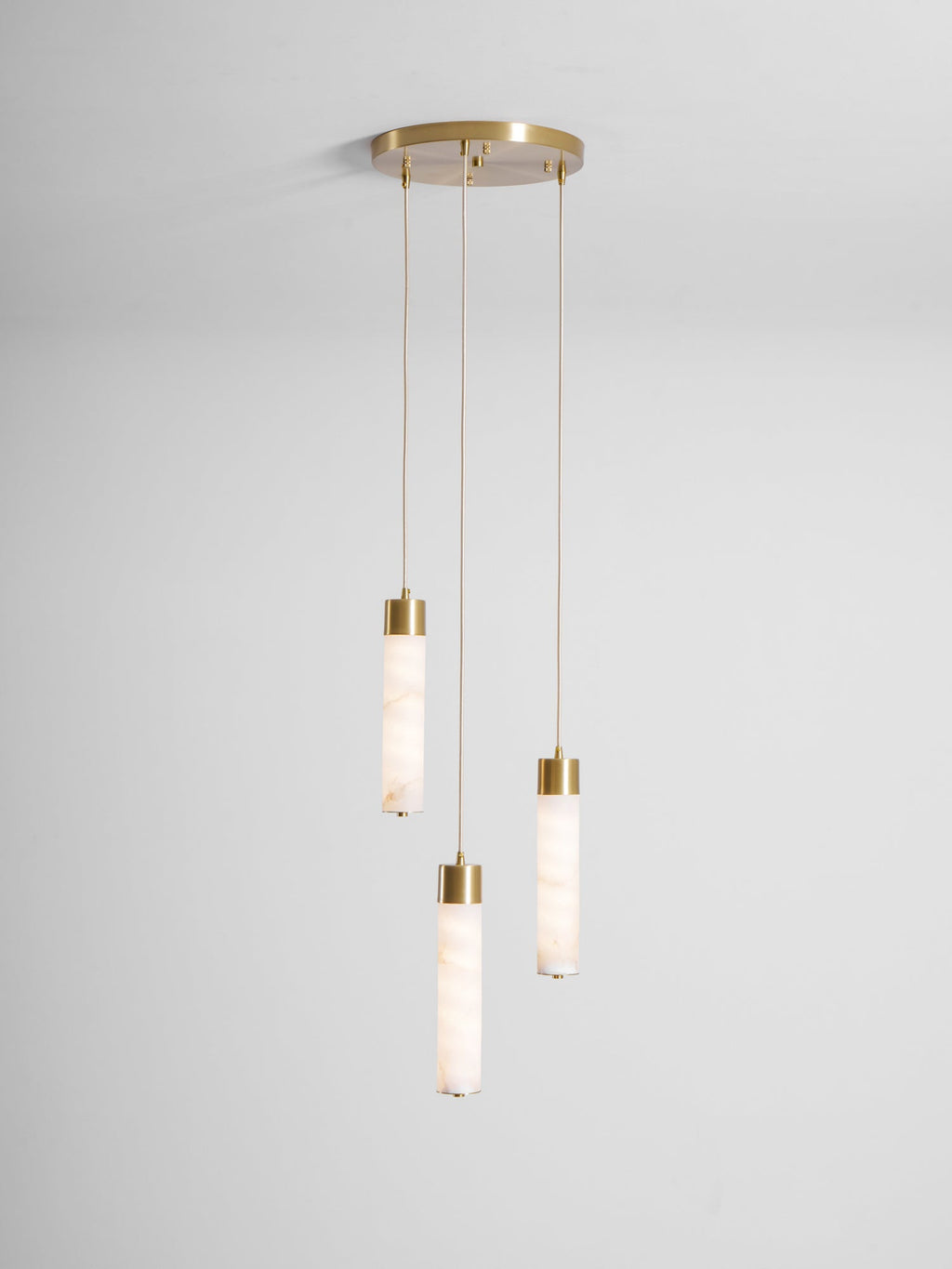 Alabaster Tala Brass Pendant Lamp