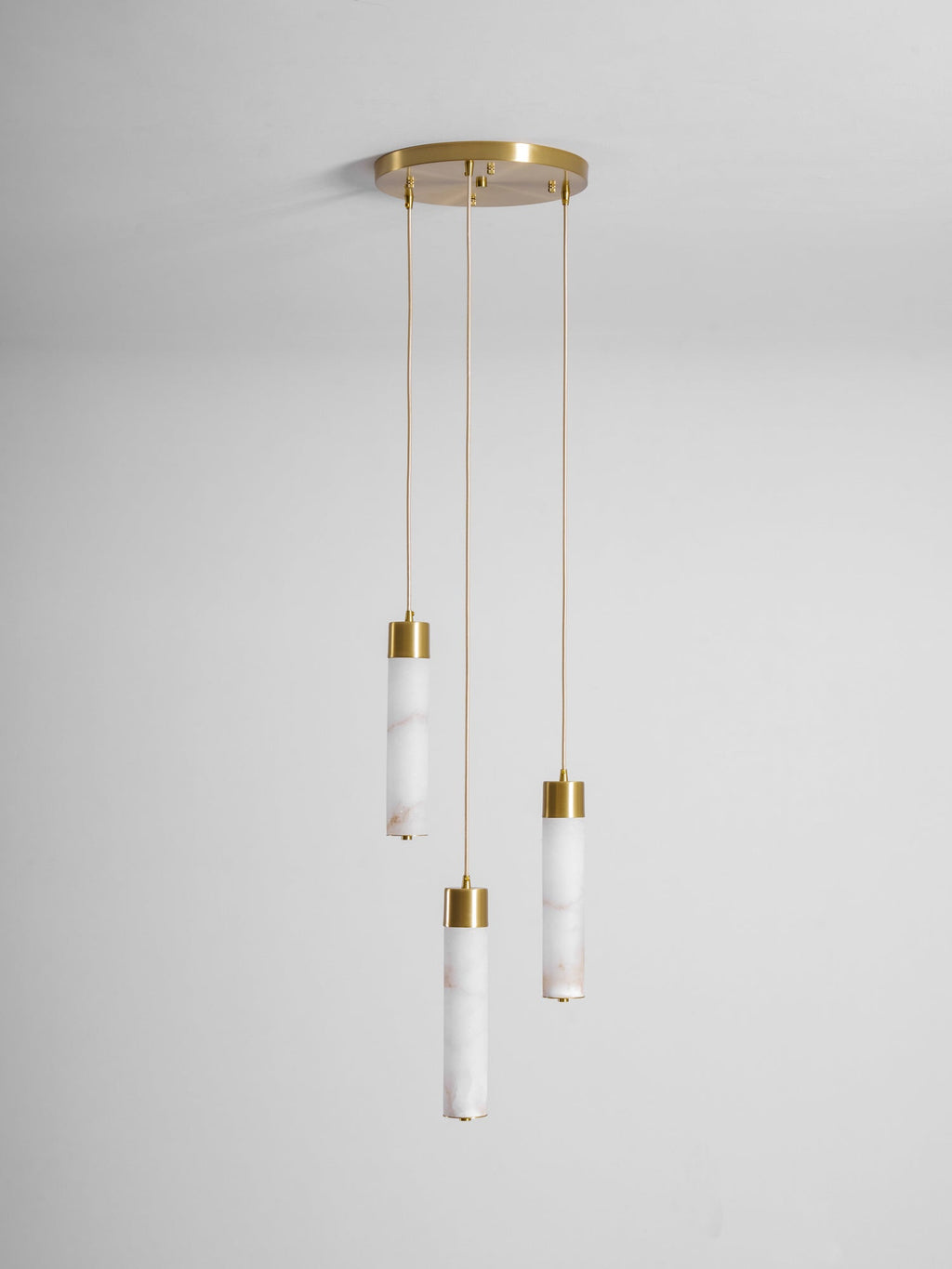 Alabaster Tala Brass Pendant Lamp