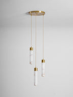 Alabaster Tala Brass Pendant Lamp