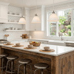 Conical Alabaster Brass Pendant Lamp