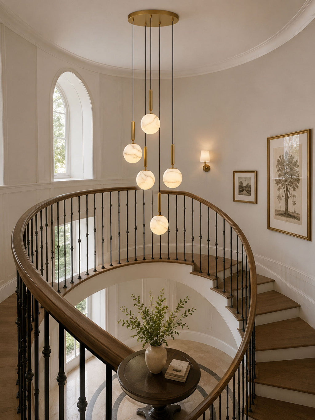 Bosso Alabaster Pendant Lamp