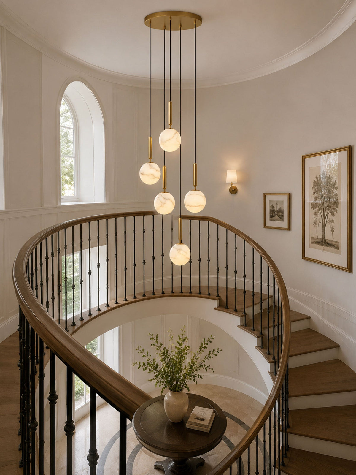 Bosso Alabaster Pendant Lamp