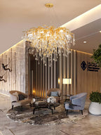 Teardrop Crystal Chandelier