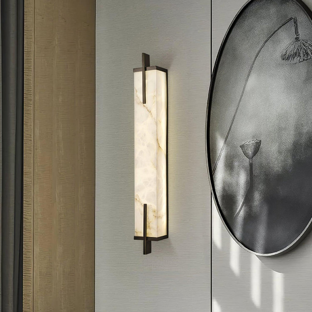 Calliope Alabaster Wall Sconce