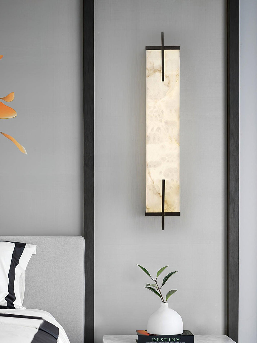 Calliope Alabaster Wall Sconce