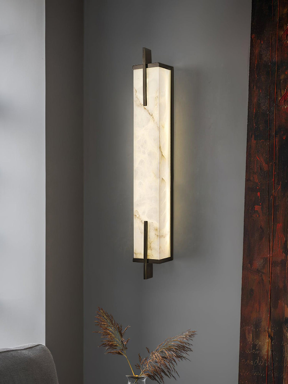 Calliope Alabaster Wall Sconce