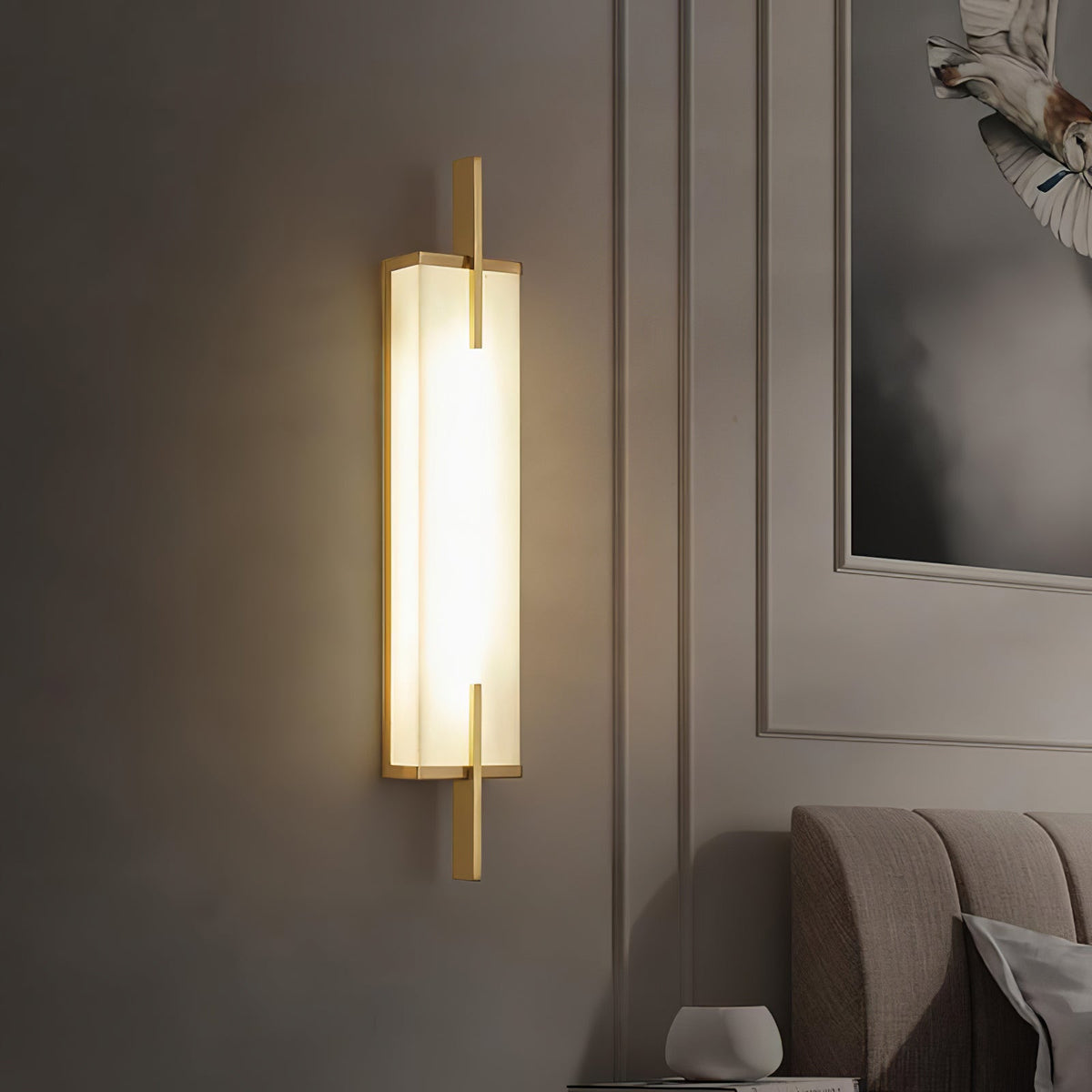 Calliope Alabaster Wall Sconce