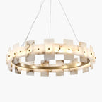 Alabaster Halo Chandelier