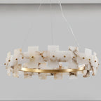 Alabaster Halo Chandelier