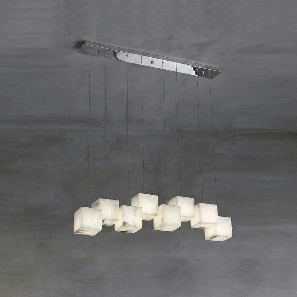 Alabaster Box Chandelier