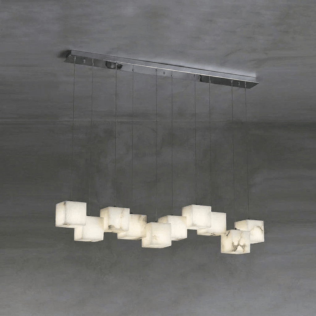 Alabaster Box Chandelier