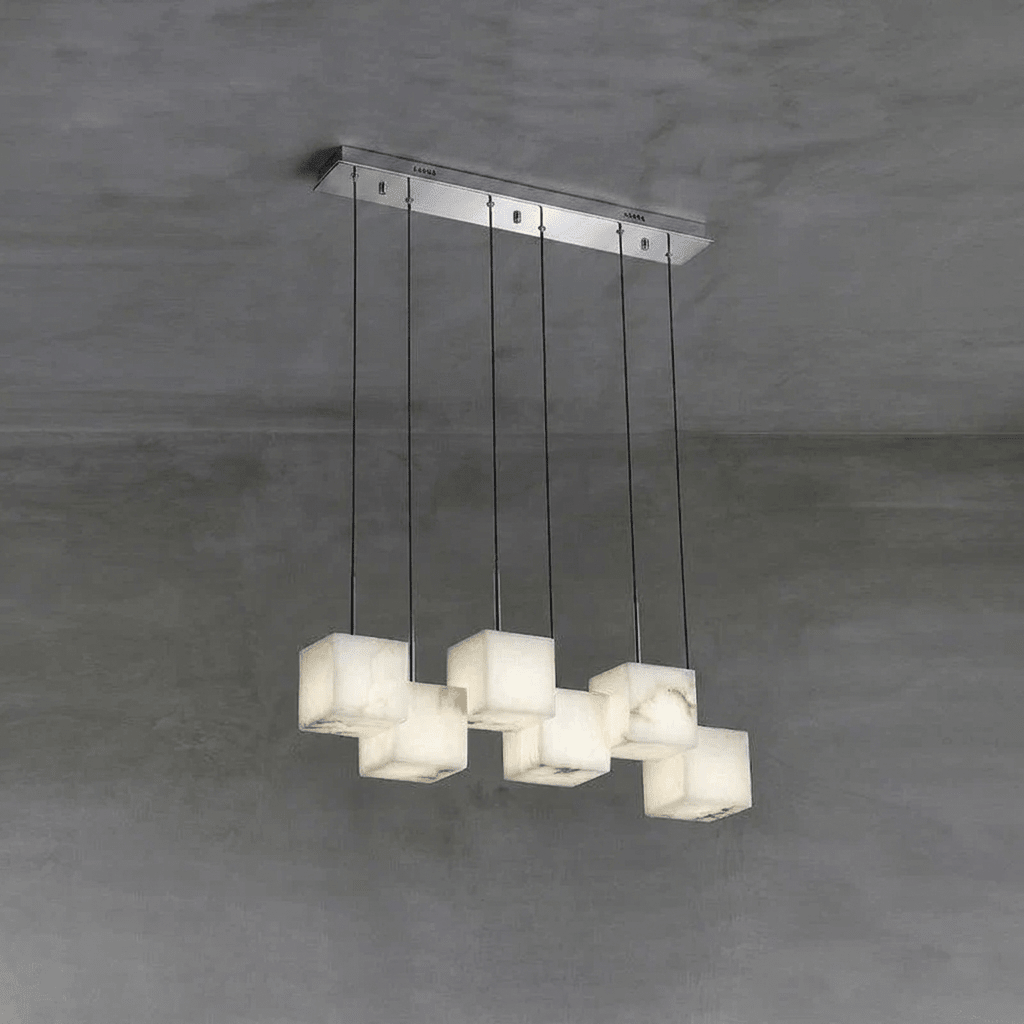 Alabaster Box Chandelier