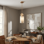 Etruscan Alabaster Pendant Light