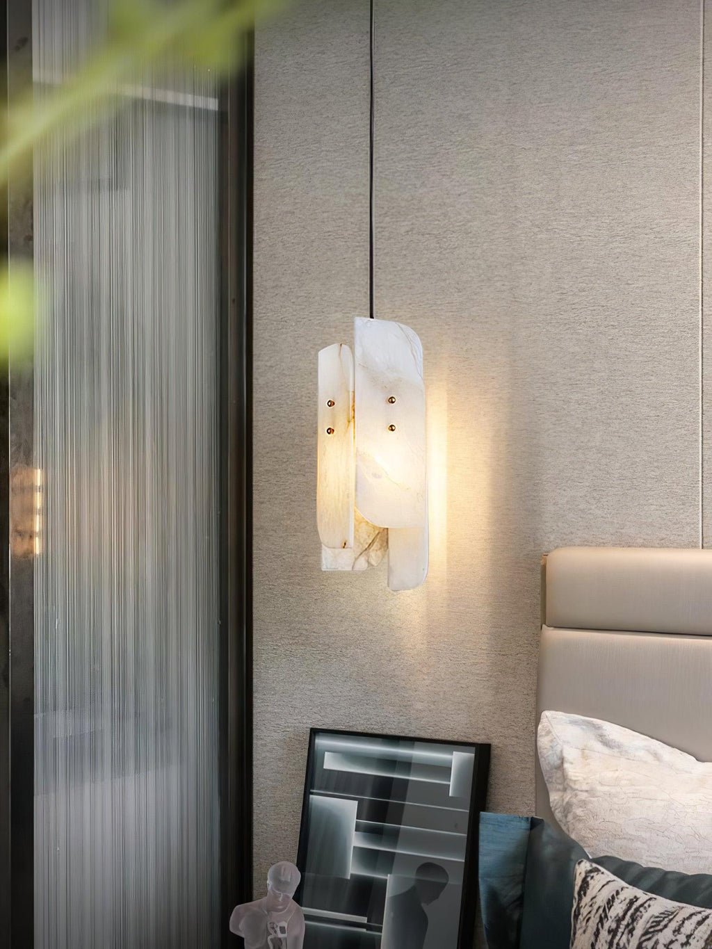 Megalith Mini Alabaster Pendant Light