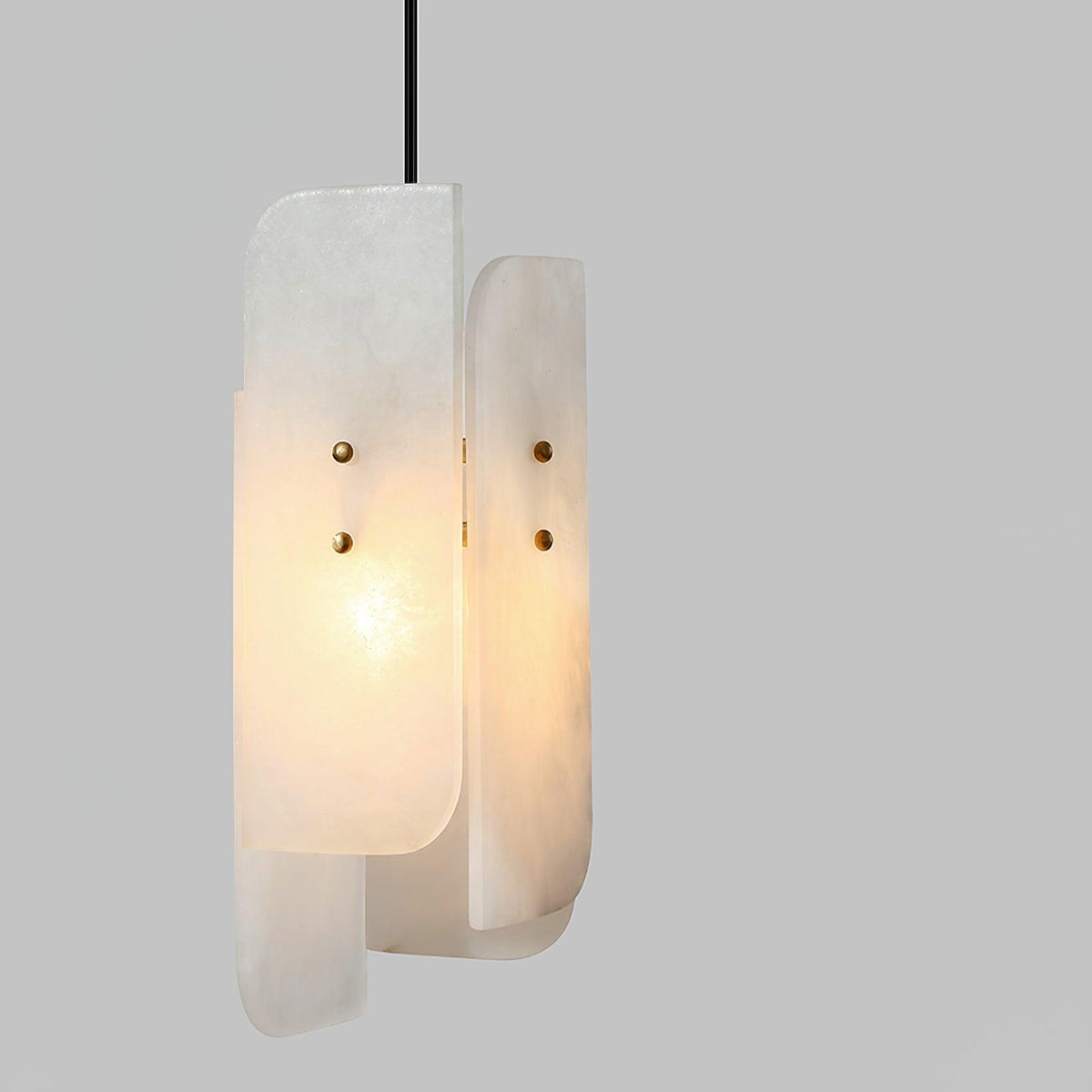 Megalith Mini Alabaster Pendant Light