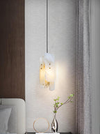 Megalith Mini Alabaster Pendant Light